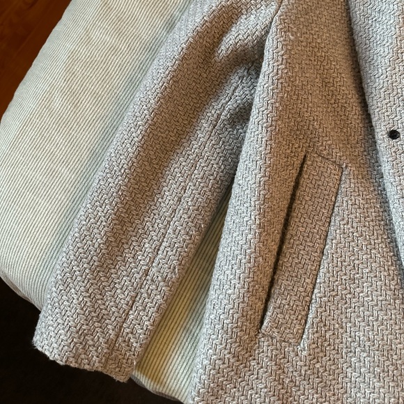 Zara Men textured coat - Picture 3 of 5